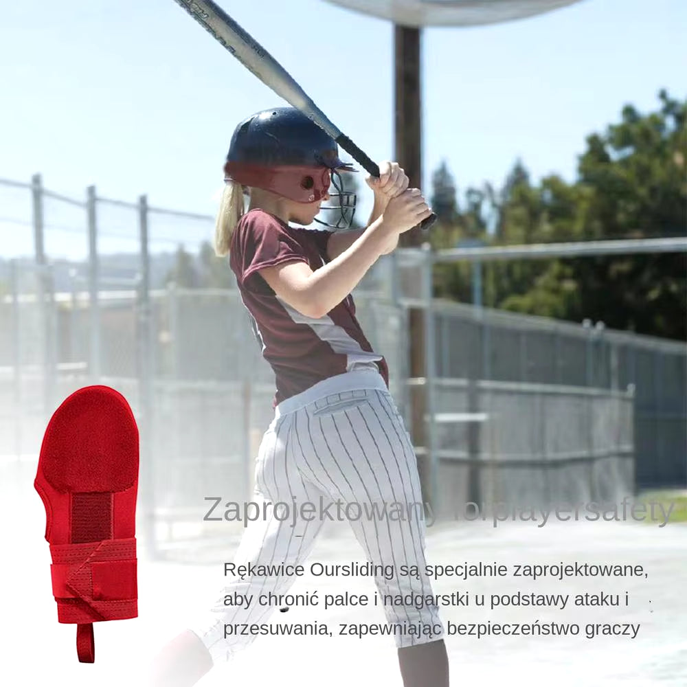 Baseball Sliding Gloves Elastic Left Hand Compression Strap Baseball Sliding Mitt Baseball Sliding Mitt for Adults Youth Kid